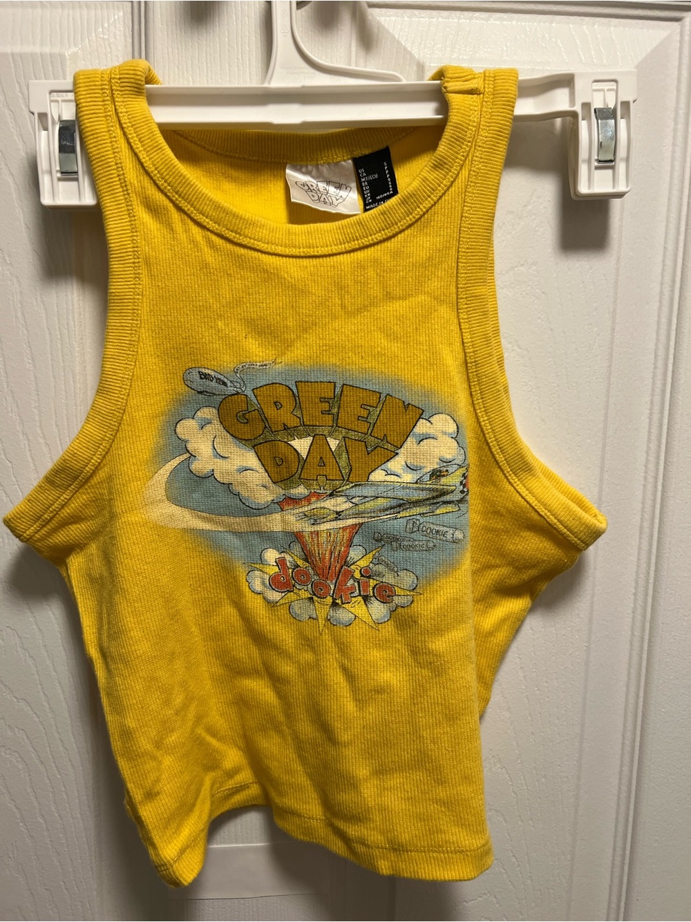 Yellow Green Day 'Dookie' Graphic Tank Top